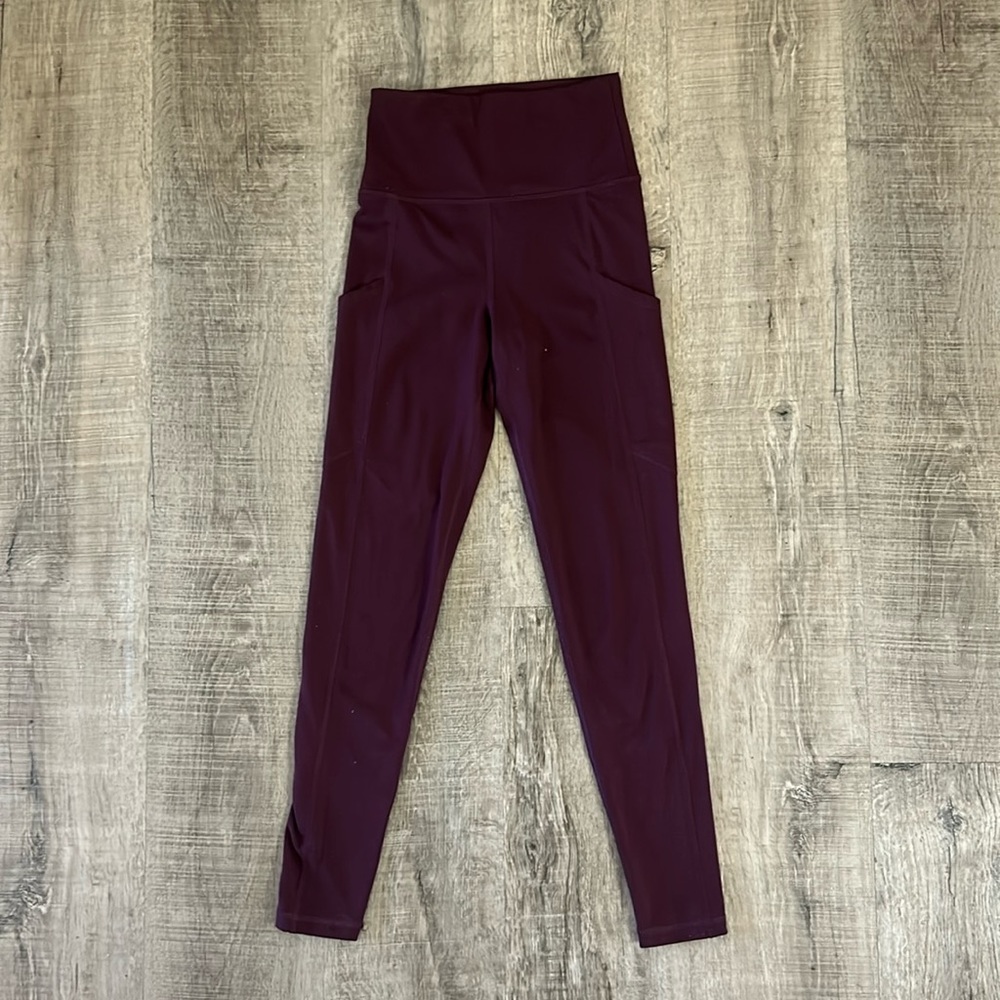 Women’s American Eagle high rise marrón leggings size XS inseam 25